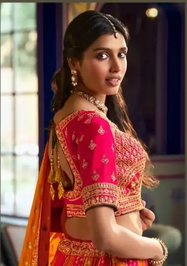 Vrindavan Vol 73 Banarasi Silk With Embroidery Stone & Zari Work Bridal Lehenga Choli Wholesale Surat