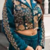 Latest BDB 90 Soft satin silk With Embroidery Semi beads sequins work Indo Western 2026