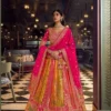 Vrindavan Vol 73 Banarasi Silk With Embroidery Stone & Zari Work Bridal Lehenga Choli Wholesale Surat