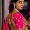 Vrindavan Vol 73 Banarasi Silk With Embroidery Stone & Zari Work Bridal Lehenga Choli Wholesale Surat