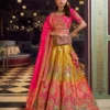 Vrindavan Vol 73 Banarasi Silk With Embroidery Stone & Zari Work Bridal Lehenga Choli Wholesale Surat