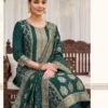 Alok Sargun Edition 8 Viscose Maslin Jacquard Hand Work Dress Material Wholesale