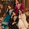 Aurraa Maleeka Vol 2 Chinon Embroidered Salwar Kameez Collection Wholesale