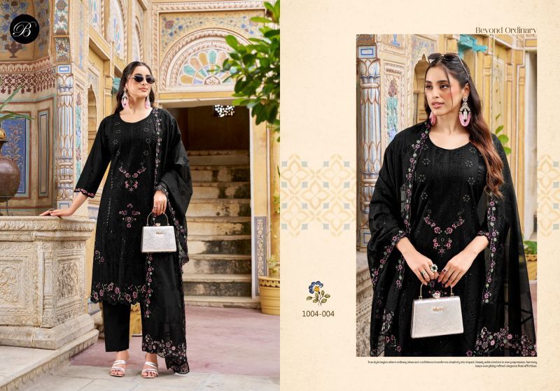 Belliza Khwaish Pure Cotton Lawn Embroidered Dress Material Wholesale