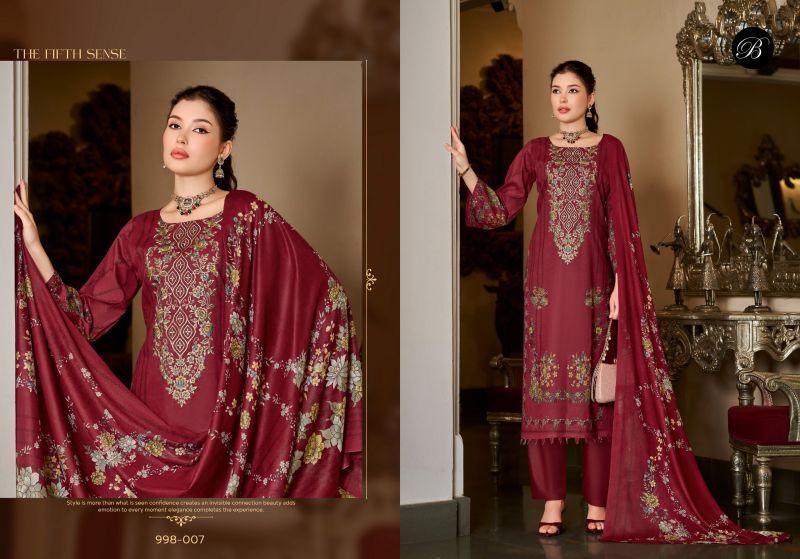Belliza Naira Vol 155 Cotton Digital Printed Dress Material Collection Wholesale