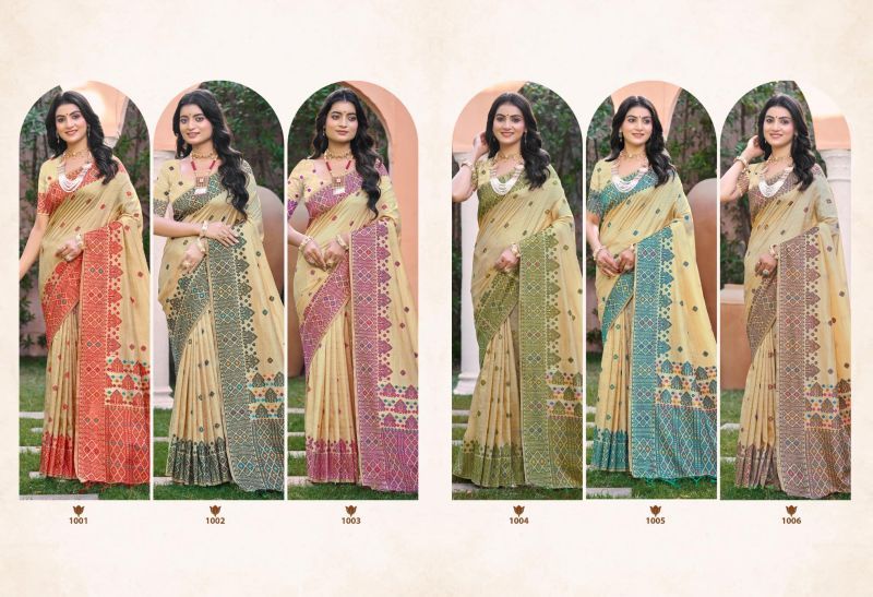 Bunawat Anubhavika Assam Silk Sangam Printed Saree Collection Wholesale