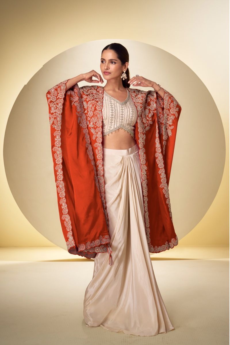 Gulkayra Andaz Real Chinon Embroidered Designer Indo Western Collection Wholesale