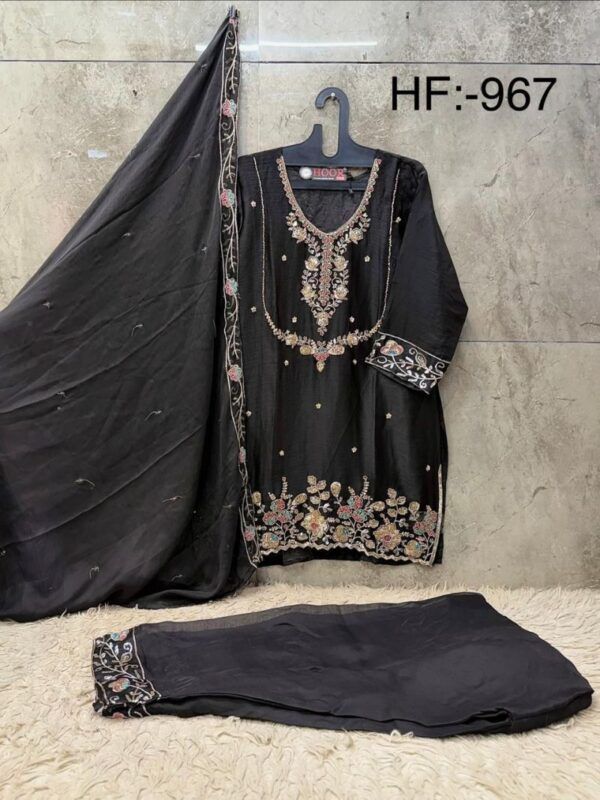 Latest Hoor Tex 967 A To D Star Chiffon Embroidered Designer Salwar Kameez Wholesale 2026