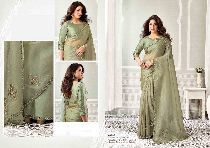 Mahotsav Norita 44800 Silsila Organza Tissue Designer Saree Collection Wholesale