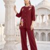 Beautiful Ossm Pihu 101 To 106 Mul Chanderi Embroidered Co Ord Set Collection Wholesale 2026