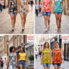 Stylish Ossm Style 293 A To G Rayon Foil Printed Fancy Top Collection Wholesale 2026