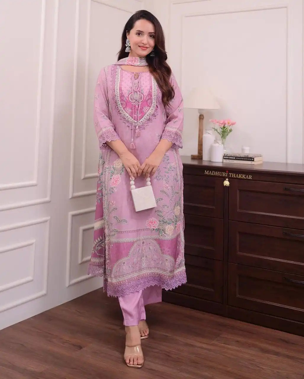 Yasu 1007 Pure Soft Muslin With Embroidery Work Kurti Pant Dupatta Set Wholesale Surat
