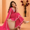 Baby 253 Heavy Fox Georgette With Real mirro Gown Bottom Dupatta Set Wholesale Surat