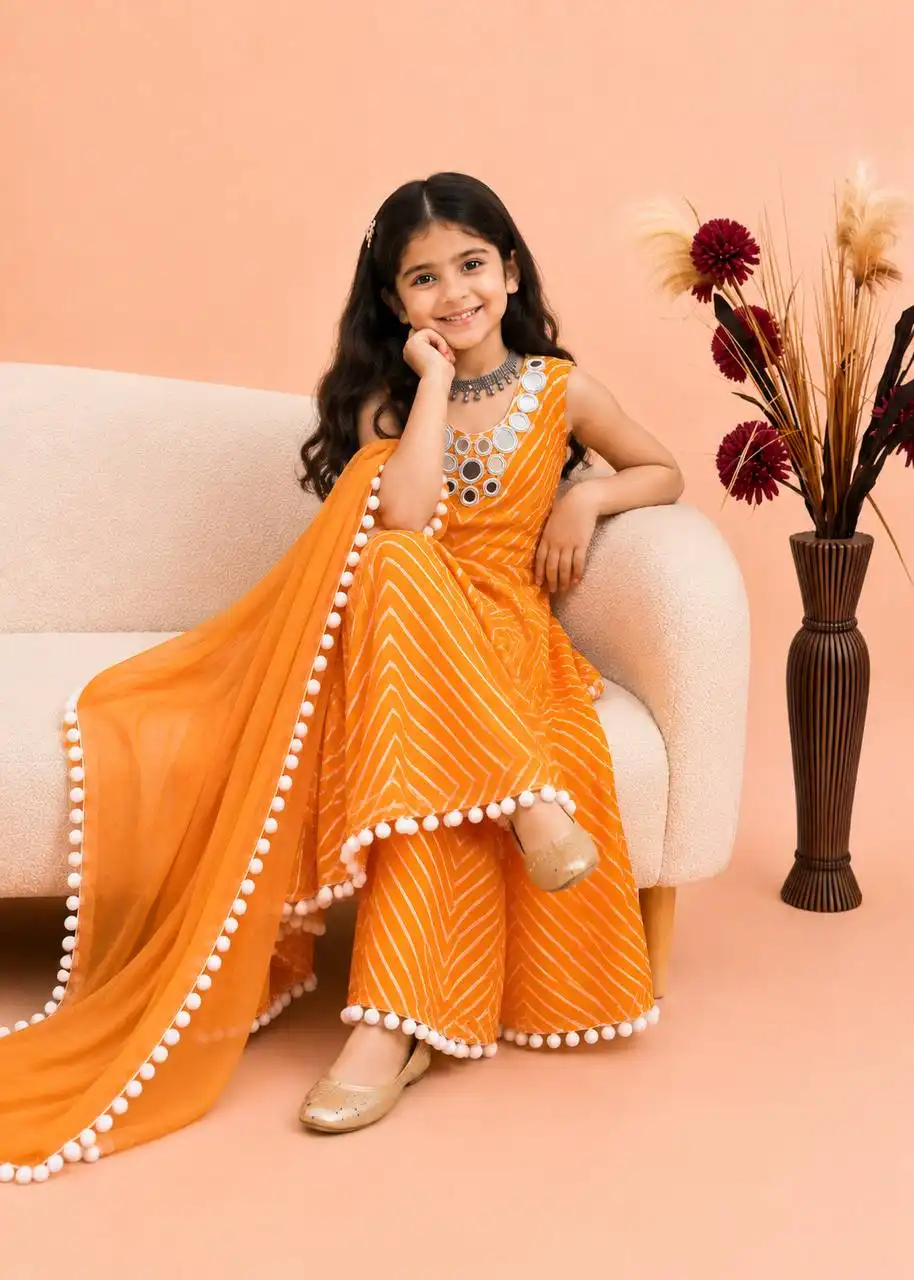 Baby 253 Heavy Fox Georgette With Real mirro Gown Bottom Dupatta Set Wholesale Surat