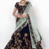 Zeel 7012 Velvet With Embroidery Work Wedding Lehenga Choli Wholesale Surat