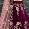Zeel 7012 Velvet With Embroidery Work Wedding Lehenga Choli Wholesale Surat