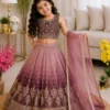 MRF 0026 Soft Chinon Silk With Embroidery Work Kids Lehenga Choli Wholesale Surat