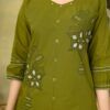 Lila 162 Pure Cotton With Embroidery Thread Work Co Ord Set Wholesale Supplier