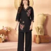 Lila 176 Heavy Rayon With Embroidery Thread Work Co Ord Set Wholesale Surat