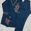 Lila 176 Heavy Rayon With Embroidery Thread Work Co Ord Set Wholesale Surat