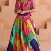 BDB 93 Chinon silk With Printed Lehenga Choli Wholesale Supplier