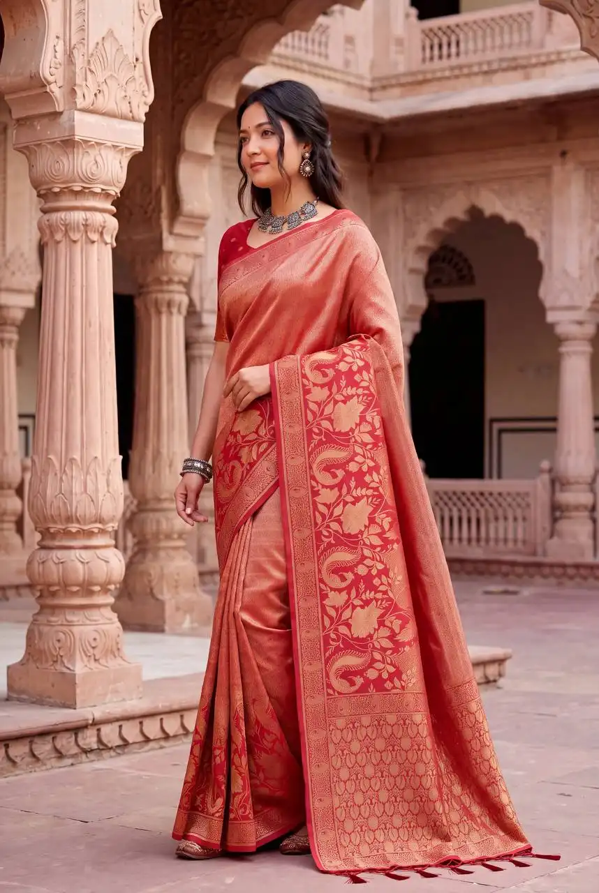 Laxmi 1141 Pure Naylon Kadi Creap Georgette Saree Wholesale Supplier