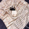 Laxmi 1142 Pure Naylon Kadi Creap Georgette Saree Wholesale Supplier