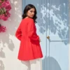 Shiv 1020 georgette Printed V Neck Short Kurti Wholesale Supplier