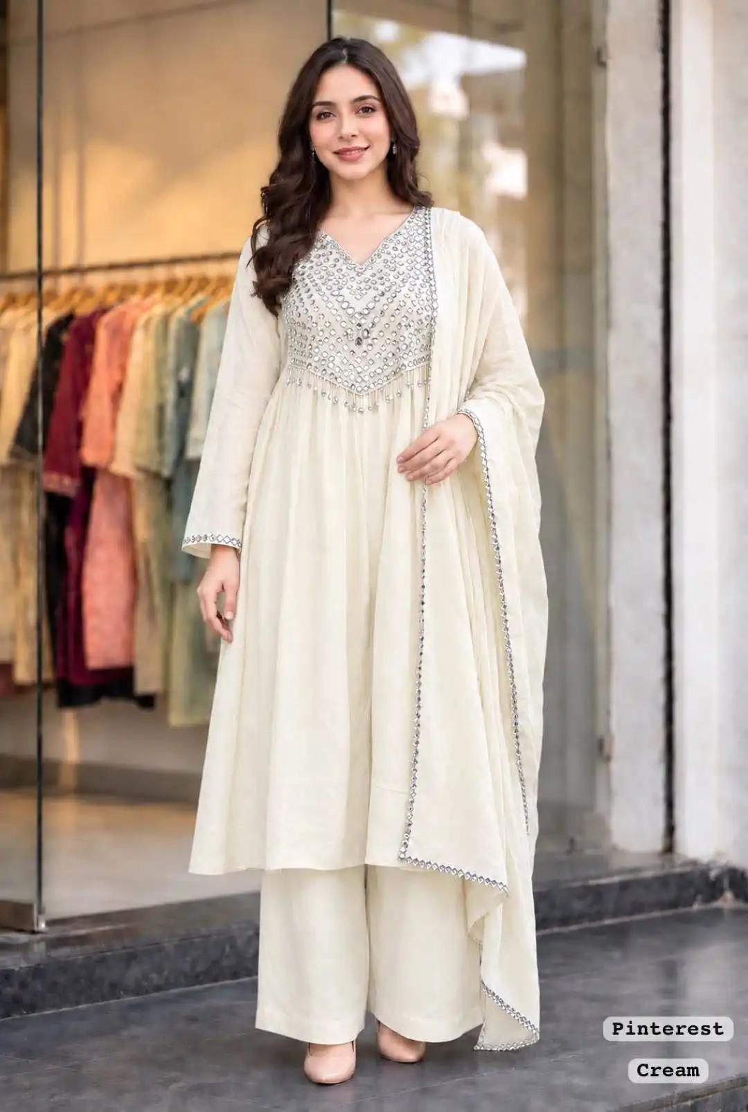 SS2016 Vol 5 Rangoli Crush Silk With Mirror Work Top Bottom Dupatta Set Wholesale Surat
