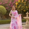 SBD 1805 Faux Georgette With Readymade Frill Work Ready To Wear Saree Wholesale Surat