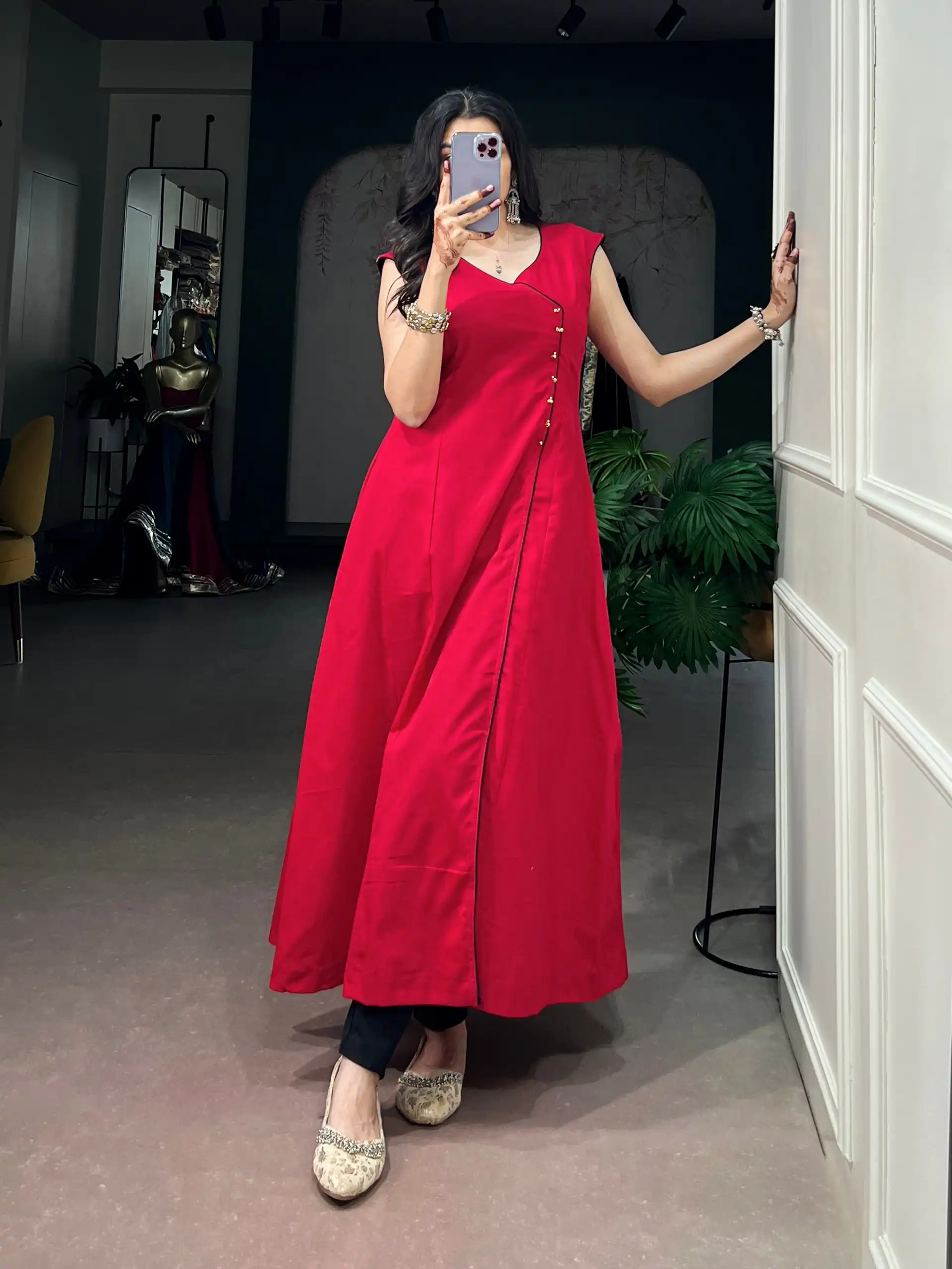 WMN 4521 Khadi Cotton Kurti Wholesale Supplier
