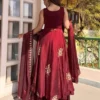 FFD Mulberry Vol 1209 Fandy Silk With Zari Embroidery Work Anarkali Suit Set Wholesale Surat
