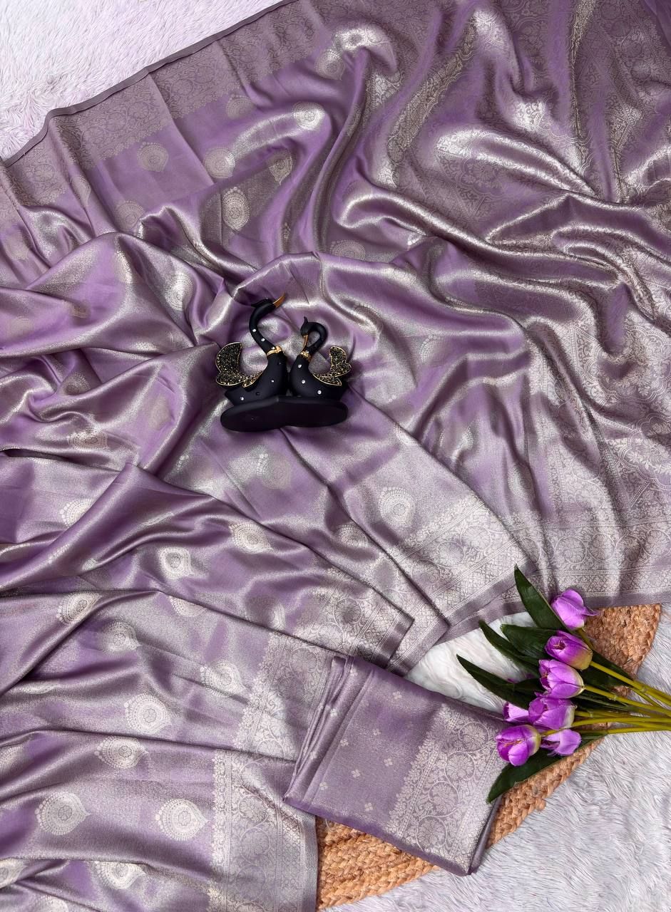 Laxmi 1149 Soft Tissue Satin Silk and Two Tone Shaded Saree Collection Wholesale Surat