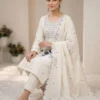 BV 505 Roman With Embroidery Work Kurti Pant Dupatta Set Wholesale Supplier