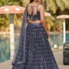ZEEL 8006 Georgette With Sequins and Foil Mirror Embroidery Work Lehenga Choli Wholesale Surat