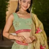 ZEEL 8007 Georgette With Embroidery Work Lehenga Choli Wholesale Supplier
