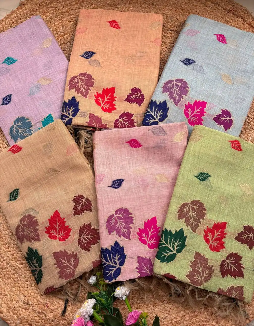 MHV Dharti 9026 Pure Jamdani Silk Saree Wholesale Supplier