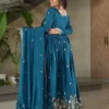 FFD Dulhan Vol 2609 Chinon With Solid Embroidery Work Gown With Dupatta Wholesale Supplier