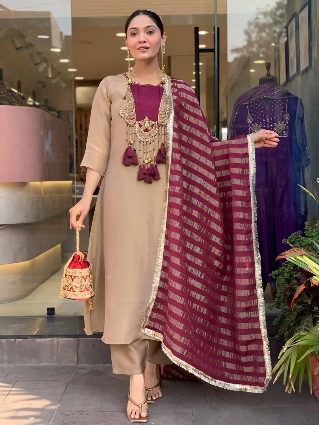 Yasu 1321 Softy Glass Malai With Rich Kanjivaram Top Bottom & Dupatta Set Wholesale Surat