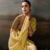 Sethnic Lustre Chic Moss Chiffon Zari Sequence Embroidered Saree Collection Wholesale