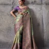 Sethnic Muse Delight Banarasi Tissue Silk Meenakari Patta Weaving Saree Collection Wholesale