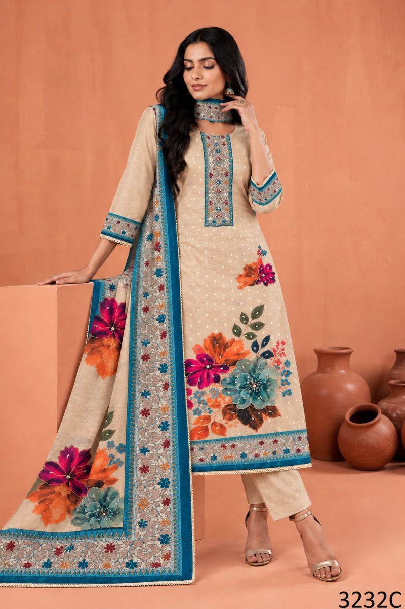 Latest Aurraa Ketkee Model Cotton Print Hand Work Salwar Kameez Collection Wholesale 2026