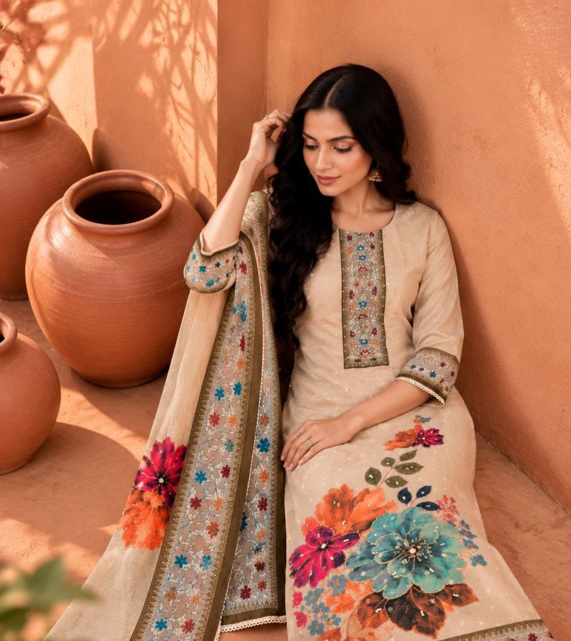 Latest Aurraa Ketkee Model Cotton Print Hand Work Salwar Kameez Collection Wholesale 2026