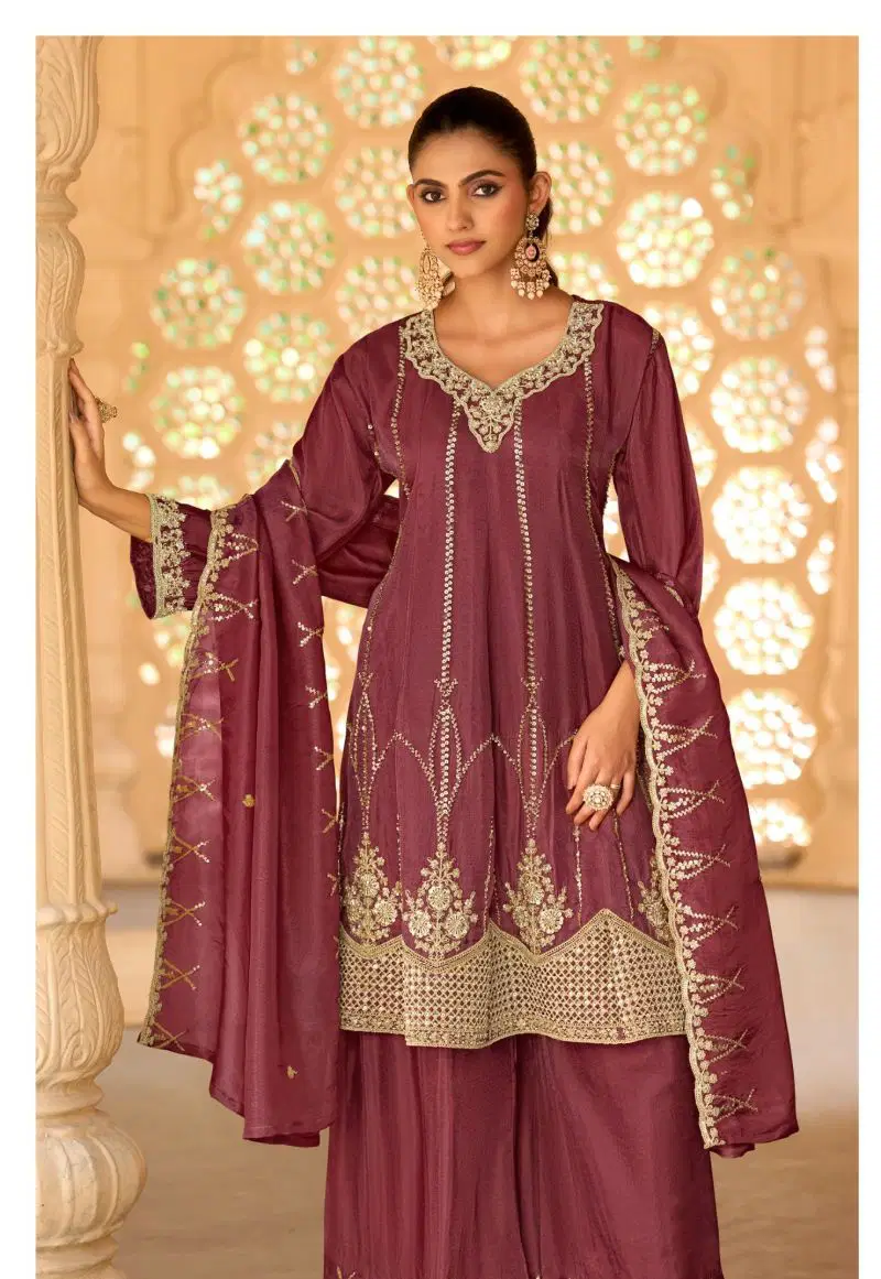 Deepsy D 3572 A To D Readymade Viscose Tissue Silk Beats Work Salwar Kameez Wholesale