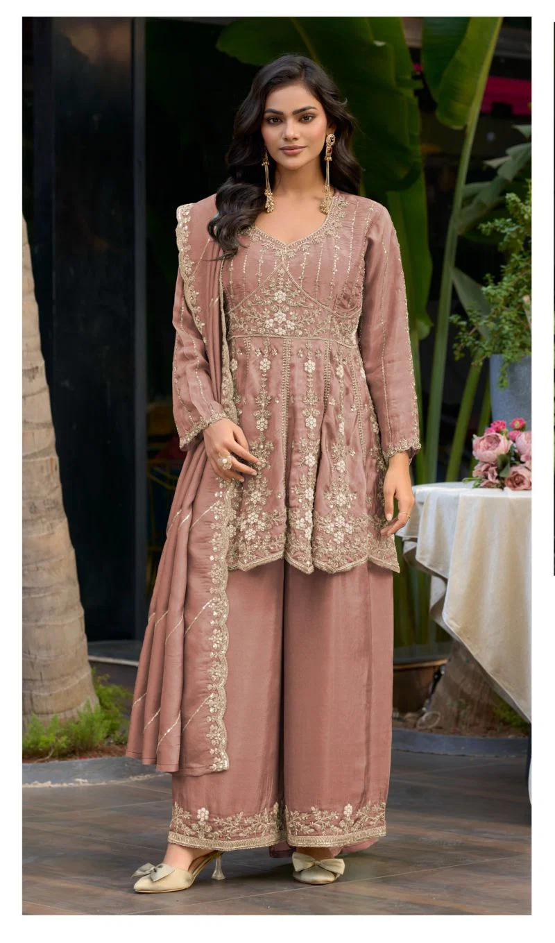 Deepsy D 3594 A To D Readymade Viscose Tissue Silk Beats Work Salwar Kameez Wholesale
