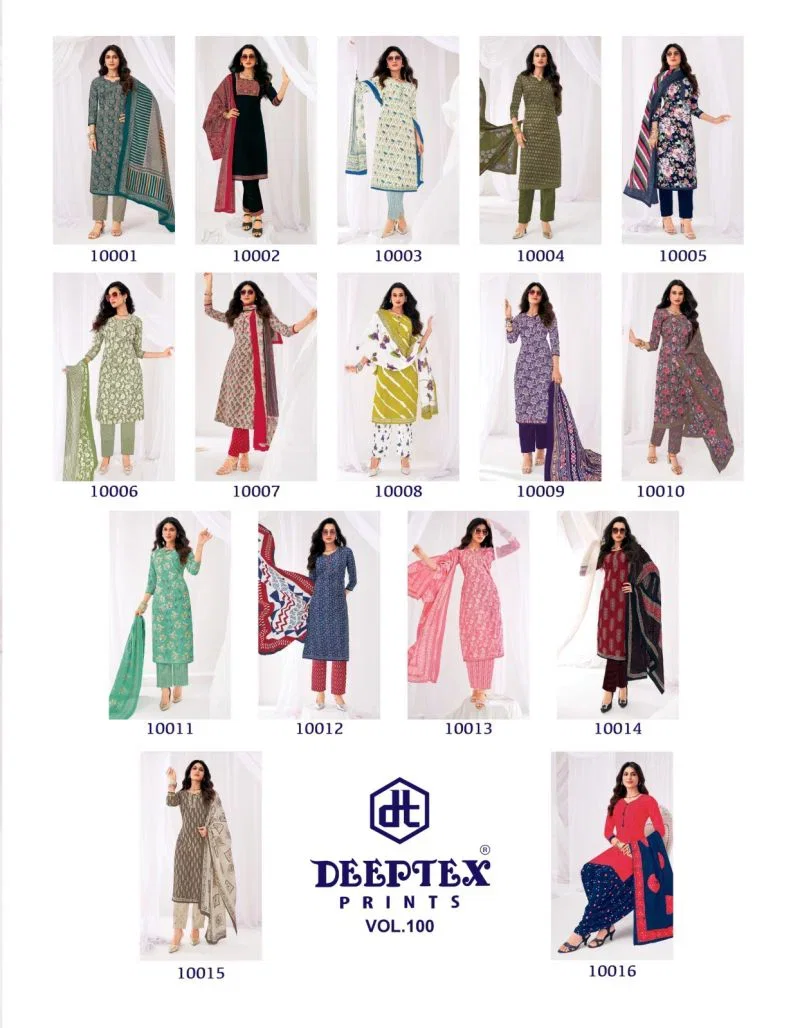 Stylish Deeptex Miss India Vol 100 Readymade Kurti Pant With Dupatta Wholesale 2026