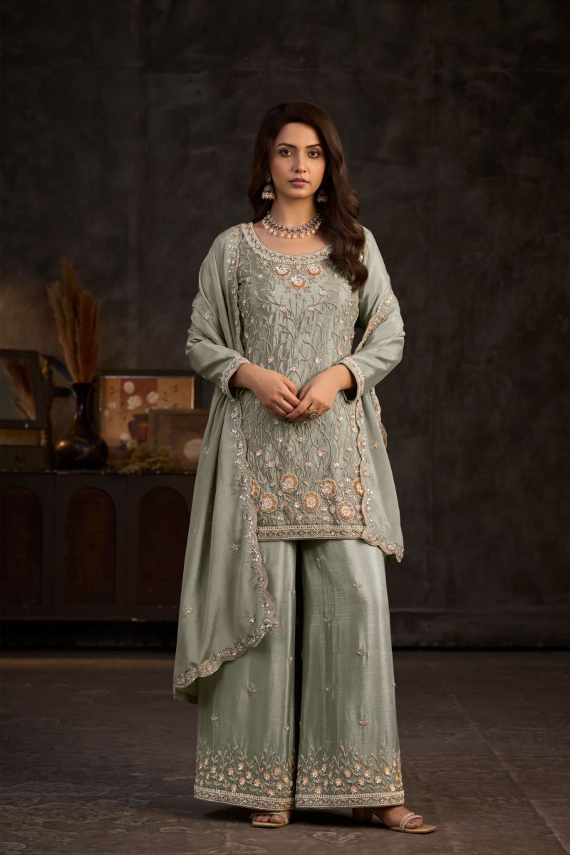 Beautiful Gulkayra Aayka Chinon Beats Work Designer Salwar Kameez Collection Wholesale 2026