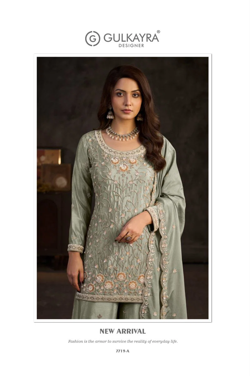 Beautiful Gulkayra Aayka Chinon Beats Work Designer Salwar Kameez Collection Wholesale 2026