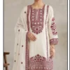 Hoor Tex 988 A To C Rayon Satin Embroidered Salwar Kameez Collection Wholesale