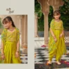 Stylish Nanni Munni Varnika Satin Silk Embroidered Kids Top Bottom With Shrug Collection Wholesale 2026